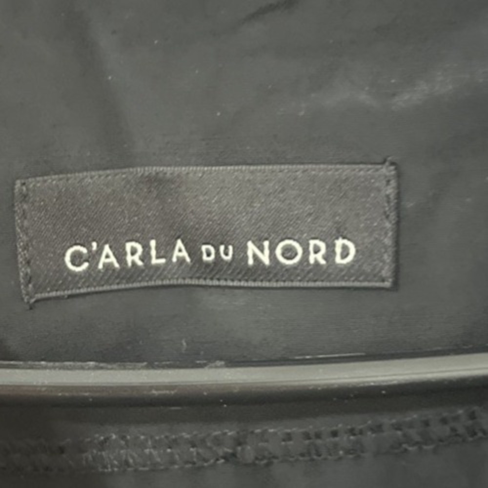 Vintage Carla Du Nord Lagenlook Zip Up Dress Black Sleeveless Womens US 10 EU 42 - Picture 9 of 11